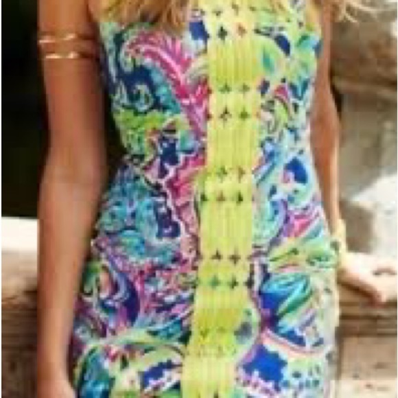 Lilly Pulitzer Multicolor Tropical Dress - Picture 14 of 14